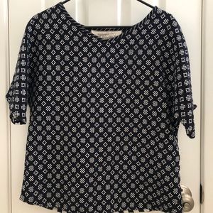 Ace & Jig Slip Tee in Brighton/Blackstone (M)